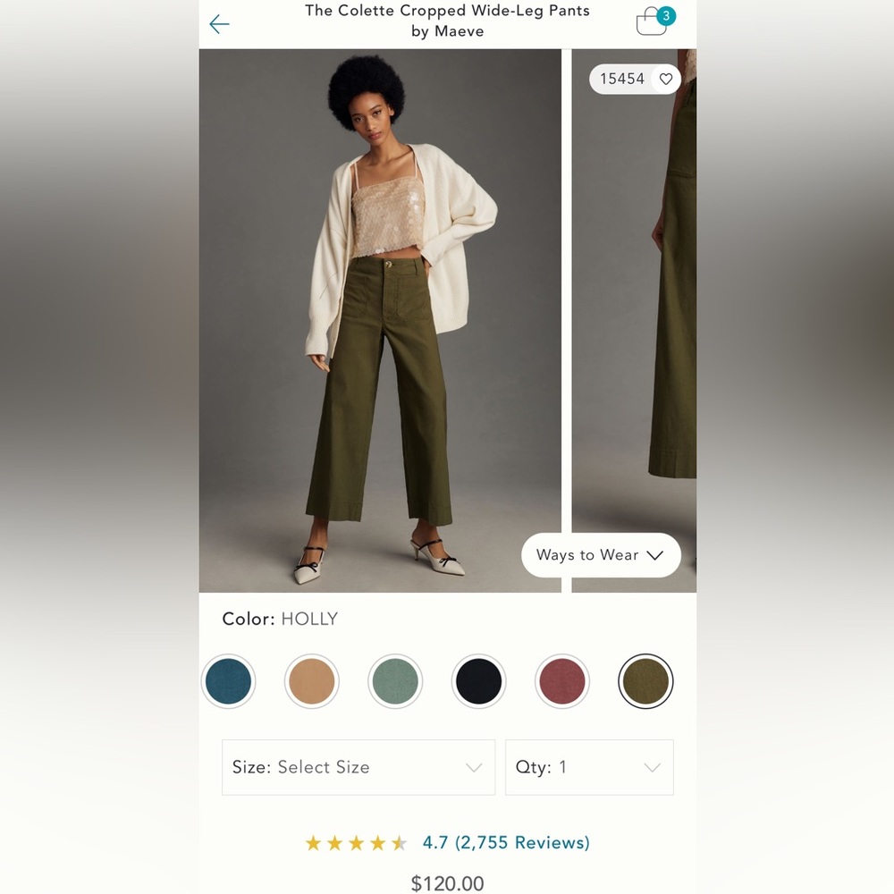 Maeve Colette Pant in Holly